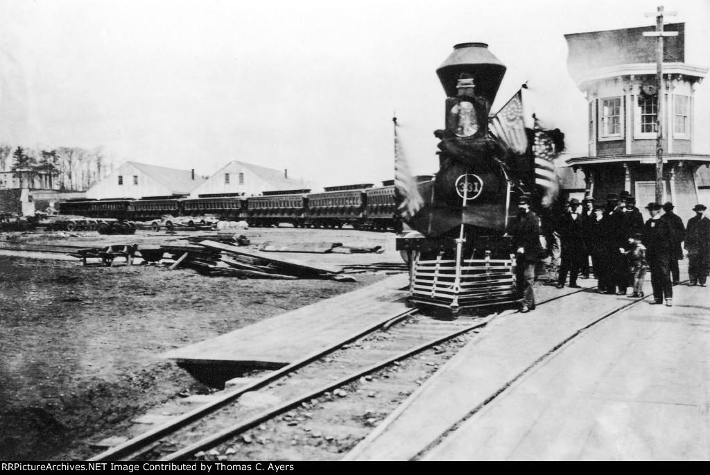 PRR Lincoln Funeral Train, 1865 